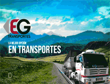 Tablet Screenshot of egtransporte.com